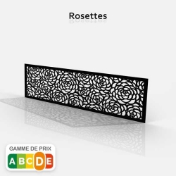 Tôle motif Floral Rosettes 4:1